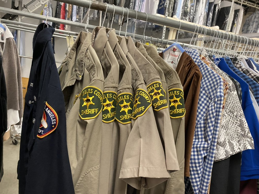 Uniform shirts cleaned for local departments